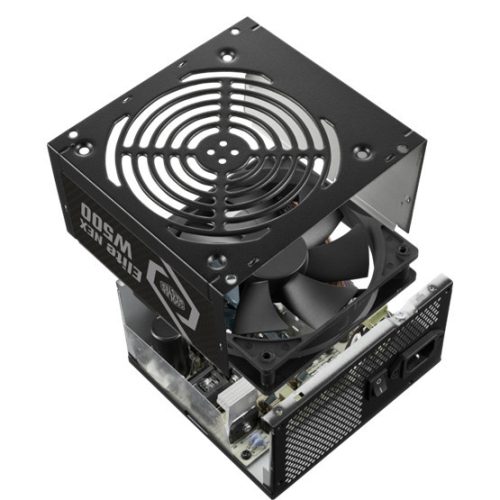 Cooler Master 500W - Elite NEX W500 230V - MPW-5001-ACBW-BE1 - 80+ - ATX 12V Ver. 2.41 - Schwarzes Netzteil