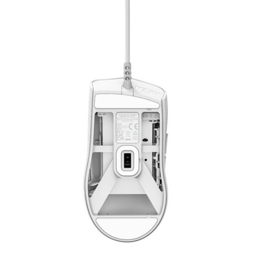 NZXT Lift 2 Ergo - Kabelgebundene Maus - Weiß - MS-001NW-02