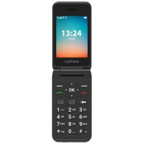 myPhone FLIP LTE 2,8" Mobiltelefon - Schwarz