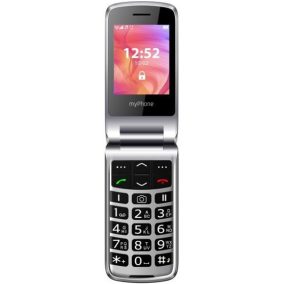 myPhone RUMBA 2 2,4" Mobiltelefon - Schwarz/Grau