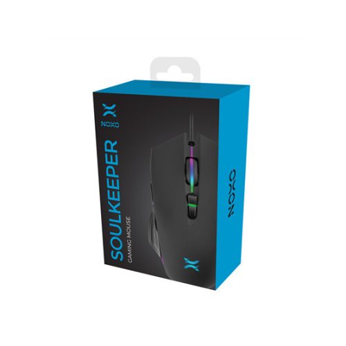 NOXO Soulkeeper Gaming Maus 6400dpi, RGB - Produkt mit beschädigter Verpackung
