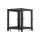 Lanberg 19" 12U 600x600-1100 justierbarer Rackrahmen, schwarz
