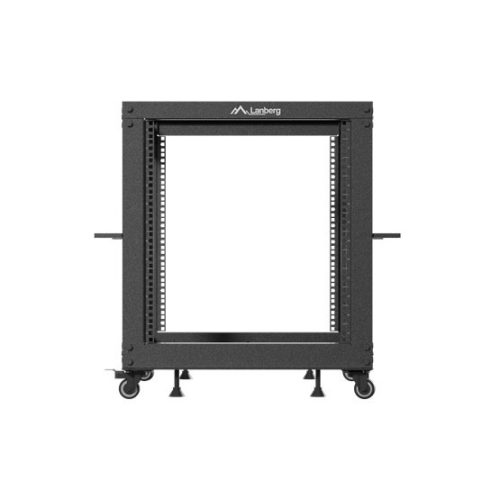 Lanberg 19" 12U 600x600-1100 justierbarer Rackrahmen, schwarz