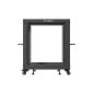   Lanberg 19" 12U 600x600-1100 justierbarer Rackrahmen, schwarz