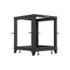 Lanberg 19" 12U 600x600-1100 justierbarer Rackrahmen, schwarz