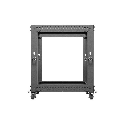 Lanberg 19" 12U 600x600-1100 justierbarer Rackrahmen, schwarz