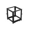 Lanberg 19" 12U 600x600-1100 justierbarer Rackrahmen, schwarz