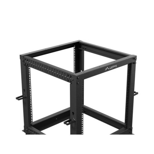 Lanberg 19" 12U 600x600-1100 justierbarer Rackrahmen, schwarz