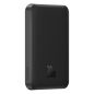   Baseus Magnetische Mini kabellose Schnellladepowerbank 5000 mAh, 20W, Schwarz + 60W USB Typ-C, 30cm Kabel