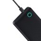   Baseus Airpow Lite Powerbank 10000 mAh, 15W, Schwarz + USB Typ-C, 30cm Kabel