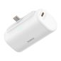   Baseus Kompakte Schnelllade-Powerbank 5000 mAh, 20W USB Typ-C Anschluss, Weiß