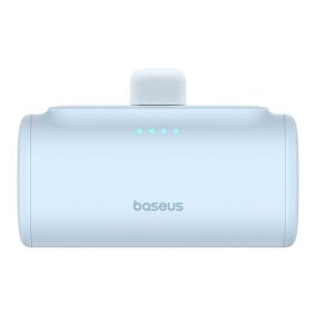   Baseus Kompakte Schnellladepowerbank 5000 mAh, 20W mit iPhone-Anschluss, Blau
