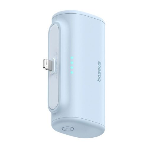 Baseus Kompakte Schnellladepowerbank 5000 mAh, 20W mit iPhone-Anschluss, Blau