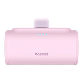   Baseus Kompakte Schnelllade-Powerbank 5000 mAh, 20W mit iPhone-Anschluss, Roségold