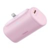 Baseus Kompakte Schnelllade-Powerbank 5000 mAh, 20W mit iPhone-Anschluss, Roségold