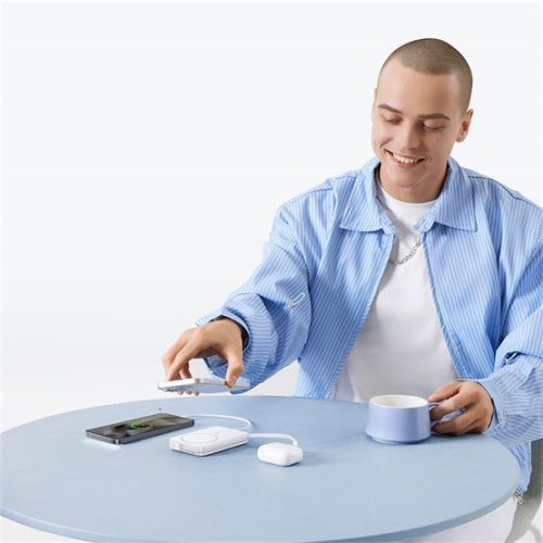 Baseus PicoGo Qi2 Magnetische kabellose Schnellladepowerbank 10000 mAh, 27W, Weiß