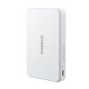 Baseus Airpow II Qi2 Magnetische kabellose Schnellladepowerbank 10000 mAh, 22,5 W, weiß + 60 W USB Typ-C, 30 cm Kabel