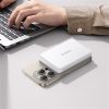 Baseus Airpow II Qi2 Magnetische kabellose Schnellladepowerbank 10000 mAh, 22,5 W, weiß + 60 W USB Typ-C, 30 cm Kabel