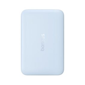   Baseus EnerFill FM11 Magnetische kabellose Schnellladepowerbank 10000 mAh, 22,5 W, blau + 60W USB Typ-C, 30 cm Kabel