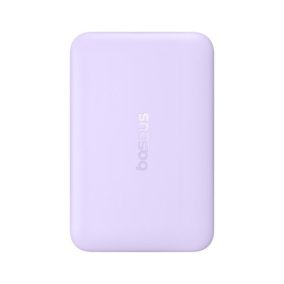   Baseus EnerFill FM11 Magnetische kabelloses Schnellladepowerbank 10000 mAh, 22,5 W, lila + USB Typ-C, 30 cm Kabel