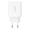 Baseus Cube Netz-Schnellladegerät 30W, USB Type-C + 2×USB Type-A, weiß