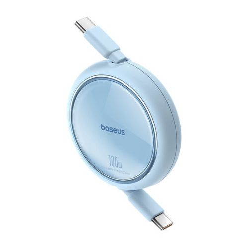 Baseus Free2Draw Mini USB Type-C, 100W automatische Einziehkabel, 1m, blau