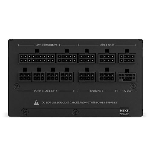 NZXT 850W - C850 Gold Modular - PA-8G2BB-EU - 80+ Gold ATX3.1 - Modular - Schwarzes Netzteil