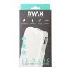AVAX PB106W FREIZEIT PD/Typ-C 30W+QC 18W Schnelllade-Powerbank 15.000mAh, weiß - Geöffnetes Produkt