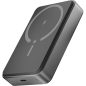   AVAX PB300 FREELY 15W Magnetische kabellose Powerbank 10.000mAh + 20W USB-C (PD3.0), schwarz