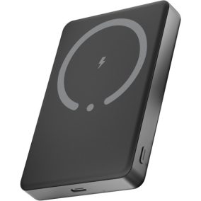   AVAX PB600 FREELY+ 15W Magnetische SLIM Kabellose Powerbank 10.000mAh + 20W USB-C (PD3.0), grau