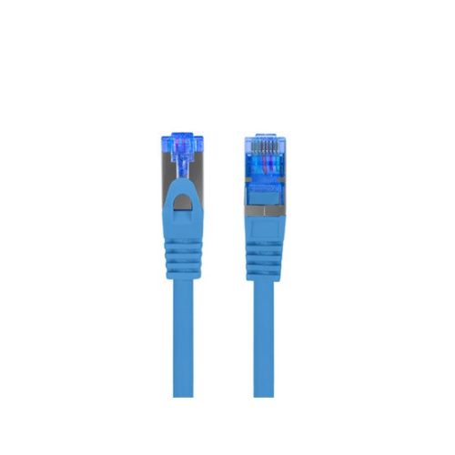 Lanberg Patchkabel, Cat6a S/FTP LSZH CCA 0,5 m, Blau
