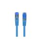 Lanberg Patchkabel, Cat6a S/FTP LSZH CCA 0,5 m, Blau