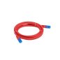 Lanberg Patchkabel, Cat6a S/FTP LSZH CCA 0,5 m, Rot