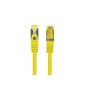 Lanberg Patch Kabel CAT.6a S/FTP LSZH 0,5m gelb, Kupfer