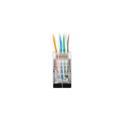 Lanberg CAT.6 FTP abgeschirmter 8P8C Stecker, durchsteckbare Version - 20 Stk./Pack