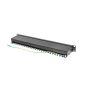   Lanberg Patchpanel 24 Port 1U 19" CAT.5e geschirmt, schwarz