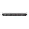 Lanberg Patchpanel 48 Port 1U 19" CAT.5e FTP, abgeschirmt, schwarz