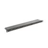 Lanberg Patchpanel 24 Port 0.5U 19" CAT.6 abgeschirmt, schwarz