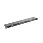  Lanberg Patchpanel 24 Port 0.5U 19" CAT.6 abgeschirmt, schwarz