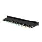 Lanberg Patchpanel 24 Port 1U 19" CAT.7 FTP, schwarz