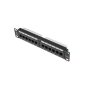 Lanberg Patchpanel 12 Port 1U 10" CAT.5e Schwarz