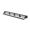 Lanberg Patchpanel 24 Port 1U 19" CAT.6a UTP, Schwarz
