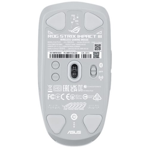 ASUS ROG Strix Impact III - kabellose Gaming-Maus - Weiß