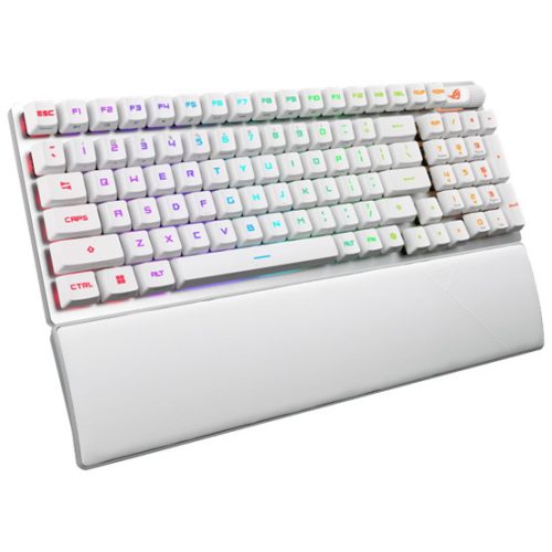 ASUS ROG Strix Scope II 96 RX kabellose Tastatur - UK-Layout - Weiß / ROG RX