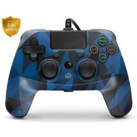  Snakebyte PS4 GamePad 4 S - kabelgebundener Controller - blau mit Tarnmuster