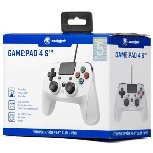 Snakebyte PS4 GamePad 4 S - kabelgebundener Controller - grau