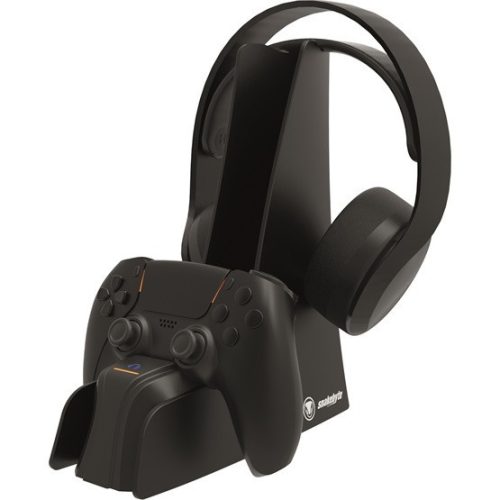 Snakebyte PS5 Dual Charge und Headset Ständer 5 (schwarz)