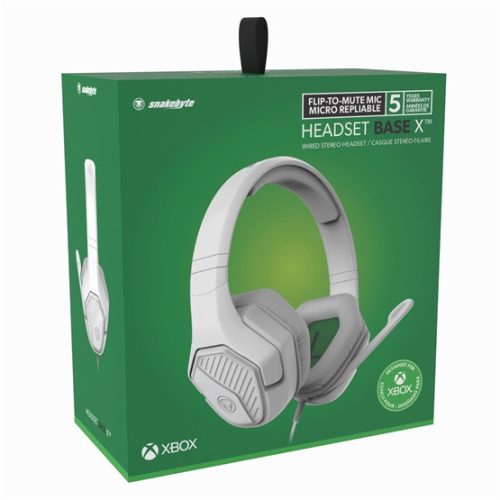 Snakebyte Xbox Series X Headset Base X Kopfhörer - offizielle MICROSOFT Lizenz - weiß