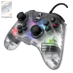   Snakebyte Xbox Series X GamePad RGB X - kabelgebundener Controller - transparent