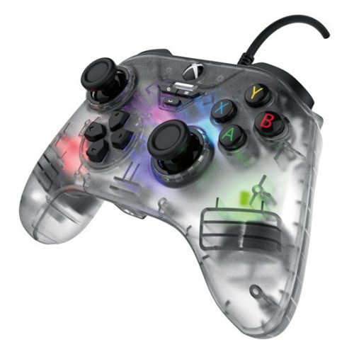 Snakebyte Xbox Series X GamePad RGB X - kabelgebundener Controller - transparent